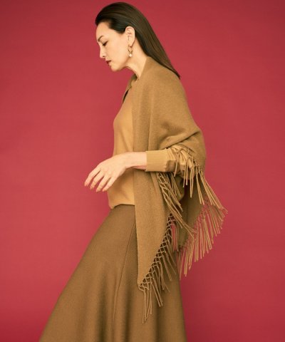 【カタログ掲載】ウールミラノニットフレア スカート