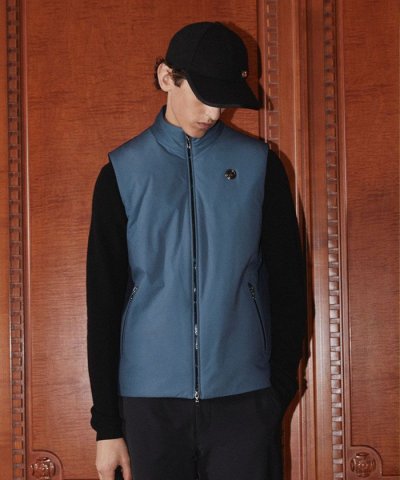 ランバン スポール LANVIN SPORT グラデーションプリント中わたベスト