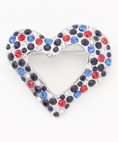 ビジューブローチ