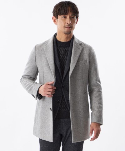 ミドルウールチェスターコート