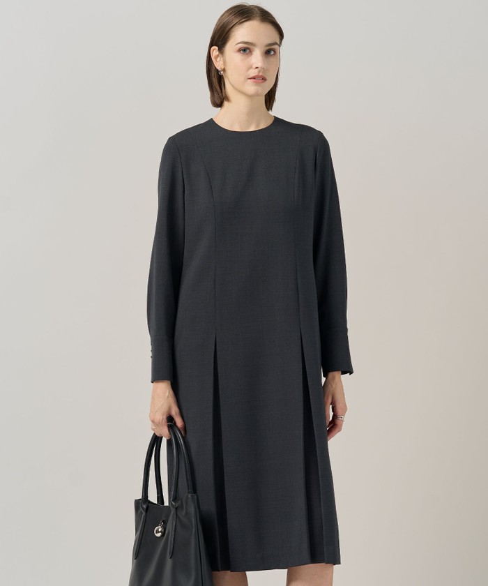 icb ワンピース　L WEB＆一部店舗限定】LightVintageSatin ワンピース / ICB L