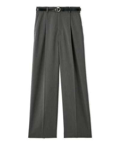 ベルト付きバックスリットパンツ