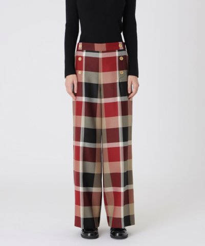 【原宿店限定】クレストブリッジチェッククロッシングビエラワイドパンツ