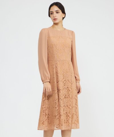 リバーレースコンビ フレアドレス