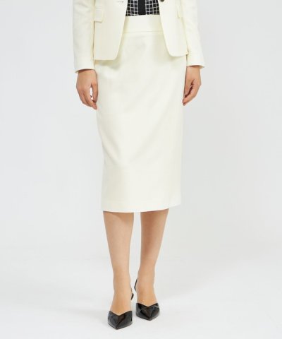 ストレッチフランネル タイトスカート