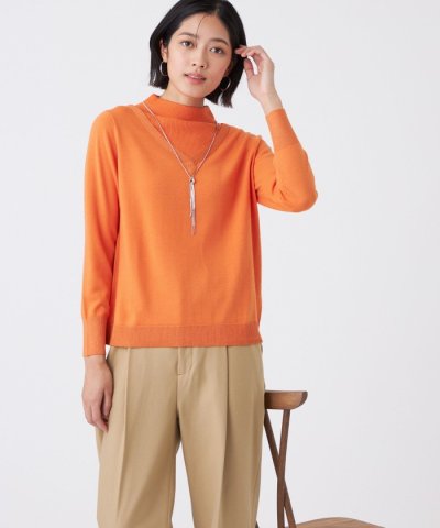 【ウォッシャブル】エクストラファインウールプルオーバー