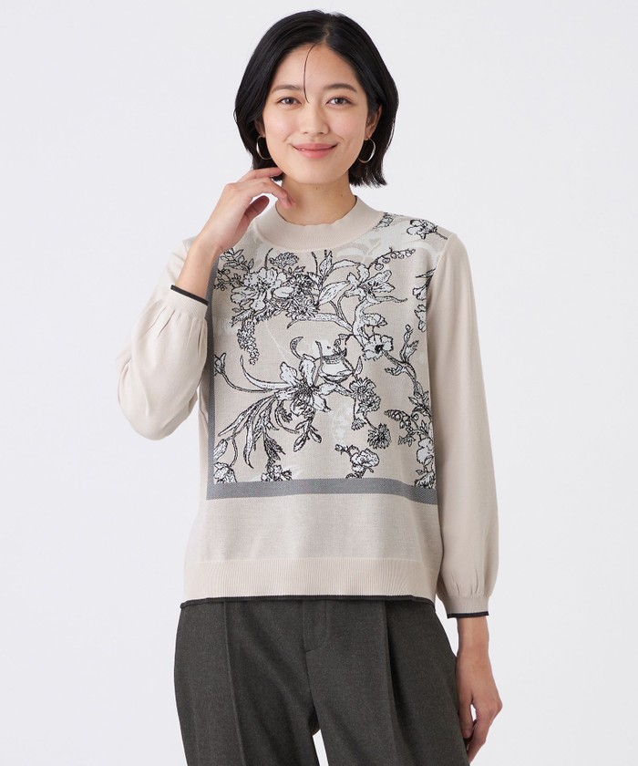 floow様オーダーページ セール】ループアート柄ニットプルオーバー（ニット/セーター