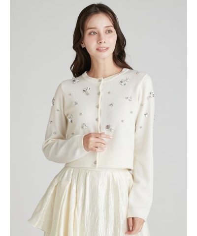 ペタルビジューカーディガン