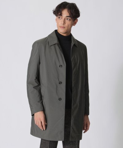 【防風】【MADISON midi.】メランジタフタ　バルマカーンミディコート