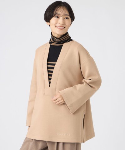 【ウォッシャブル】ライトダンボールスキッパープルオーバー