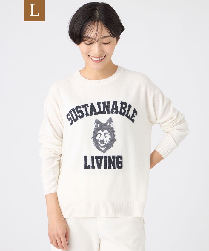 EVEX by KRIZIA - 2775❤️ EVEX by KRIZIA 長袖ニット　サイズ40(Ｌ) ネイビー 20,000～¥29,999｜ニット・セーター｜EVEX by KRIZIA(Lサイズ