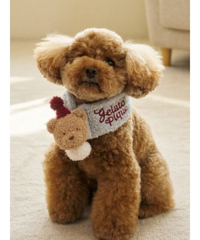 【HOLIDAY】【CAT&DOG】ベビモコベアマフラー