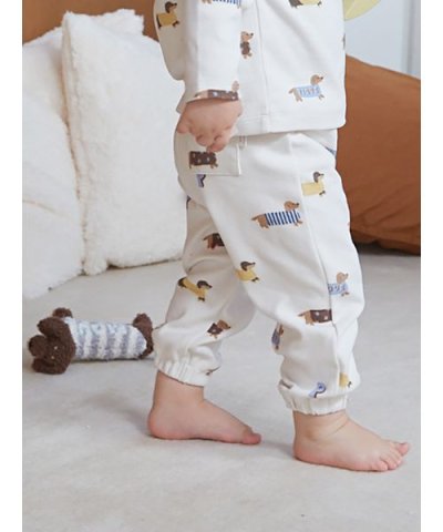 【BABY】ダックスフンド柄ロングパンツ