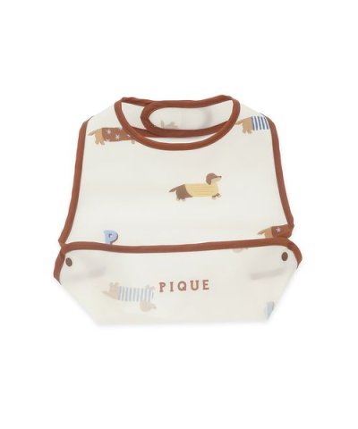 【BABY】ダックスフンド柄お食事スタイ