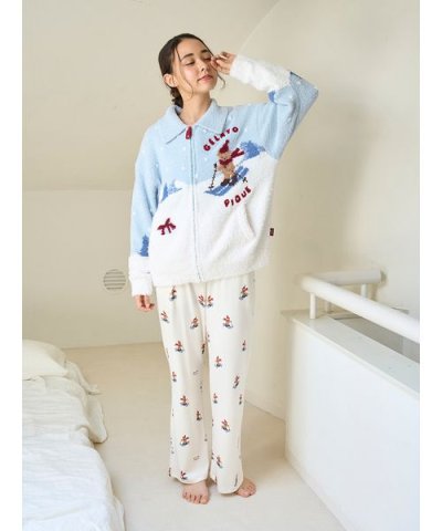 【HOLIDAY】スキーベア柄ロングパンツ