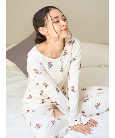 【HOLIDAY】スキーベア柄ロンT