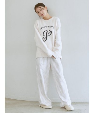 先染めストライプロングパンツ