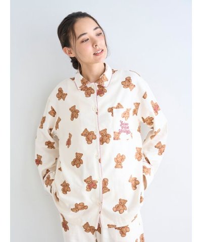 【HOLIDAY】ベア柄ネルシャツ