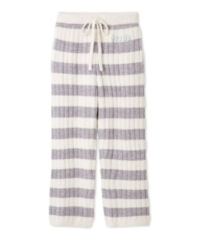 ベビモコリブボーダーパンツ