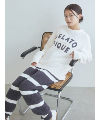 パウダーロゴジャガードプルオーバー＆ロングパンツセット