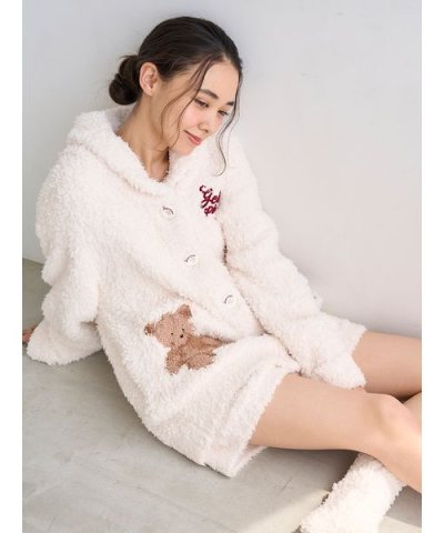 【HOLIDAY】ジェラートスノーベアジャガードショールカーディガン