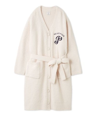 パウダーエンブレムモチーフロングカーディガン