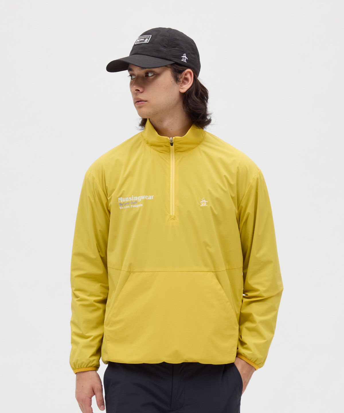 〓マンシング〓Munsingwear 裏起毛 はっ水 ストレッチ 防風パンツ 88青〓新品〓 公式マンシングウェア Munsingwear SOLOTEX