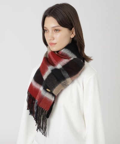 【一部店舗限定】リバーシブルクレストブリッジチェックストール