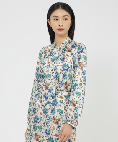 【ウォッシャブル】サラサフラワー　ブラウス