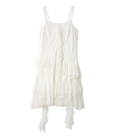 ラッフルバリエキャミミニワンピース