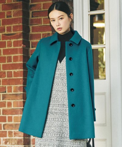 ウールカシミヤAラインコート