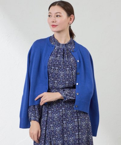 シルクミックスニットカーディガン