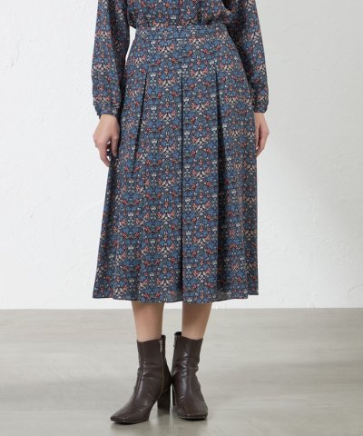 【LIBERTY】Vine Thief バックサテンジョーゼットスカート