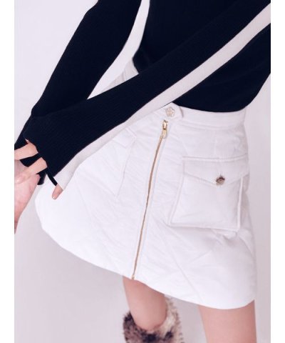 【LILY BROWN×MARY QUANT】デイジー釦キルトダウンミニスカート