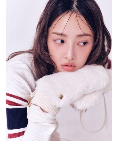 【LILY BROWN×MARY QUANT】デイジーモチーフファーミトン(He