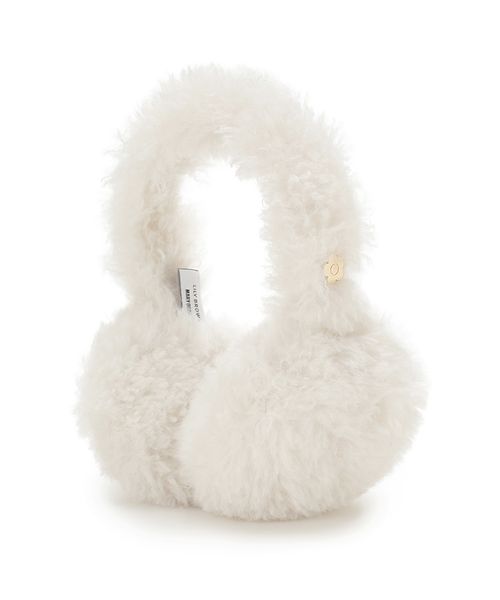 完売品LiLiBrown×MARYQUANTイヤ-マフ LILY BROWN×MARY QUANT】デイジーモチーフファーイヤーマフラ