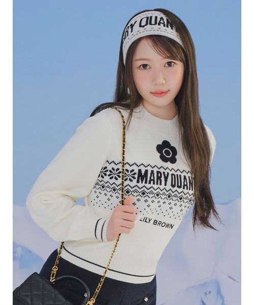 LILY BROWN×MARY QUANT】デイジーモチーフファーミトン(He(508615811