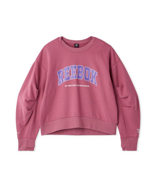 FRAYI. D 【Reebok× FRAY I. D】ボリュームスリーブスウェットプルオーバー PNK F FRAYI. D 【Reebok× FRAY I. D】ボリュームスリーブスウェットプルオーバー PNK F