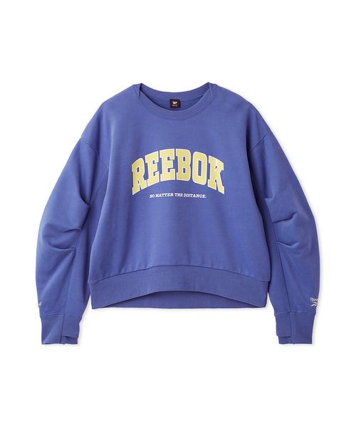 FRAYI. D 【Reebok× FRAY I. D】ボリュームスリーブスウェットプルオーバー BLU F FRAYI. D 【Reebok× FRAY I. D】ボリュームスリーブスウェットプルオーバー BLU F