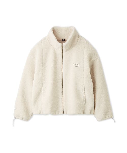 FRAYI. D 【Reebok× FRAY I. D】ジップアップボアブルゾン WHT 0 FRAYI. D 【Reebok× FRAY I. D】ジップアップボアブルゾン WHT 0