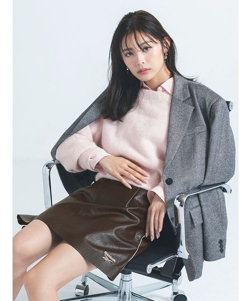 FRAYI. D 【Reebok× FRAY I. D】サイドパイピングミニスカート BRW 1 FRAYI. D 【Reebok× FRAY I. D】サイドパイピングミニスカート BRW 1