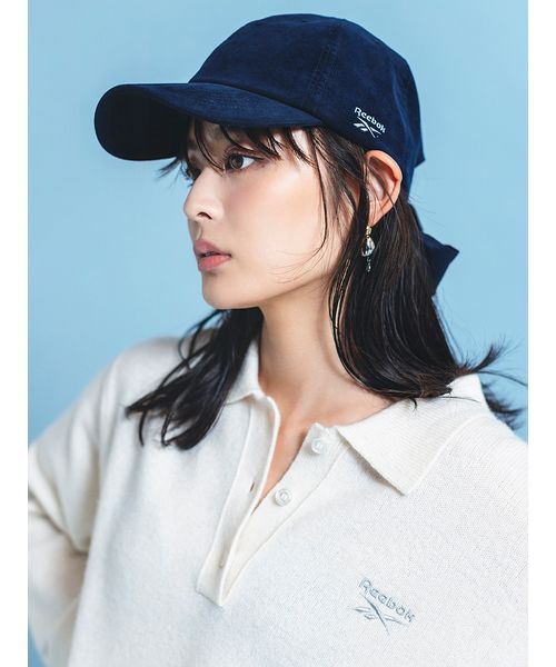 FRAYI. D 【Reebok× FRAY I. D】バックリボンキャップ NVY F FRAYI. D 【Reebok× FRAY I. D】バックリボンキャップ NVY F