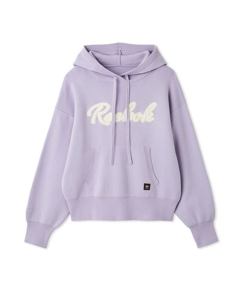 FRAYI. D 【Reebok× FRAY I. D】サテンロゴニットフーディー LAV F FRAYI. D 【Reebok× FRAY I. D】サテンロゴニットフーディー LAV F