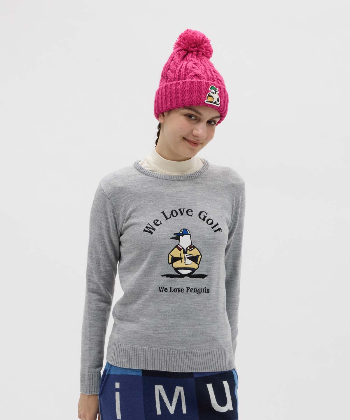 Munsingwear(ings) マンシングウェア Munsingwear アップリケアーカイブペンギンロゴクルー グレー M Munsingwear(ings) マンシングウェア Munsingwear アップリケアーカイブペンギンロゴクルー グレー M