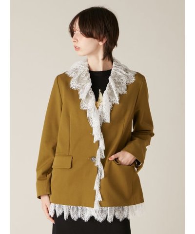 2wayヴィンテージライクレースジャケット