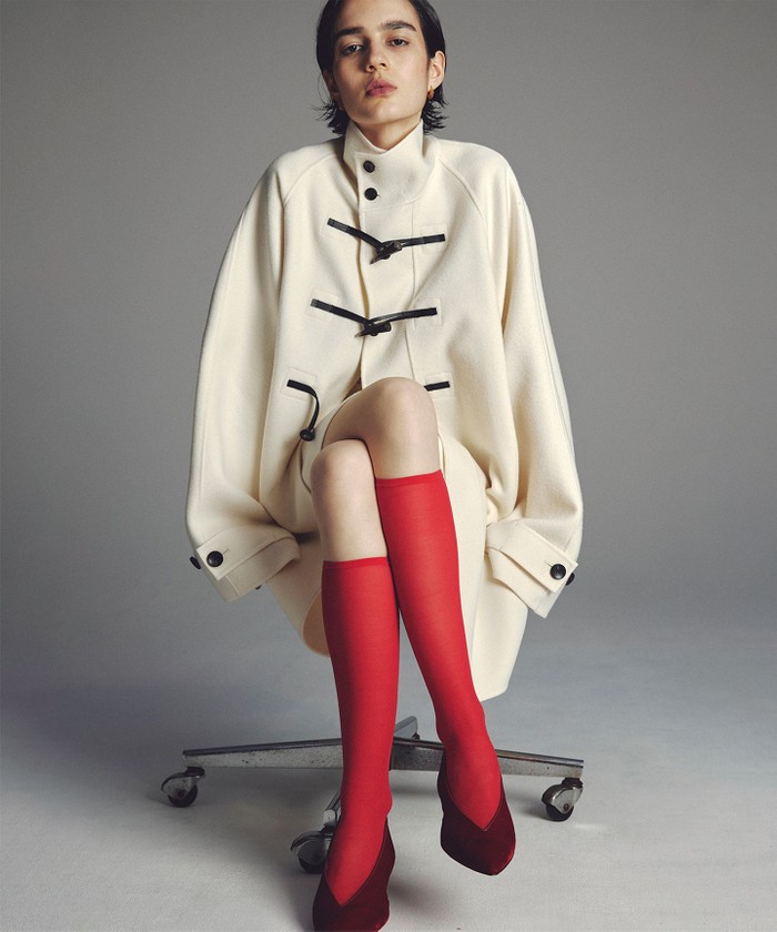 UNCRAVE メルトンリバー ミドルダッフルコート オフ 1 UNCRAVE メルトンリバー ミドルダッフルコート オフ 1