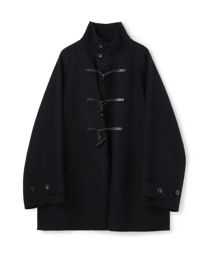 UNCRAVE メルトンリバー ミドルダッフルコート ブラック 1 UNCRAVE メルトンリバー ミドルダッフルコート ブラック 1