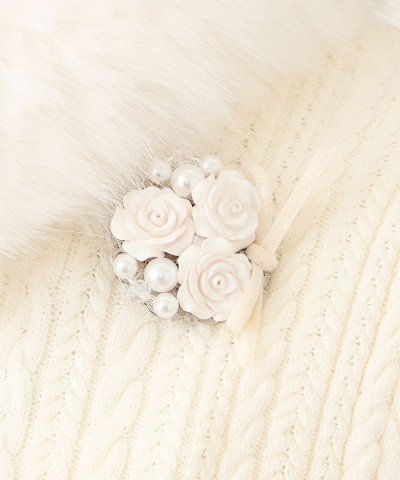 ローズブーケ ブローチ