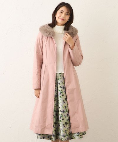 メモリータフタ　ロングダウンコート