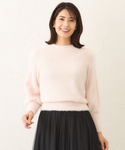 フェザーモール　ホールガーメントニット